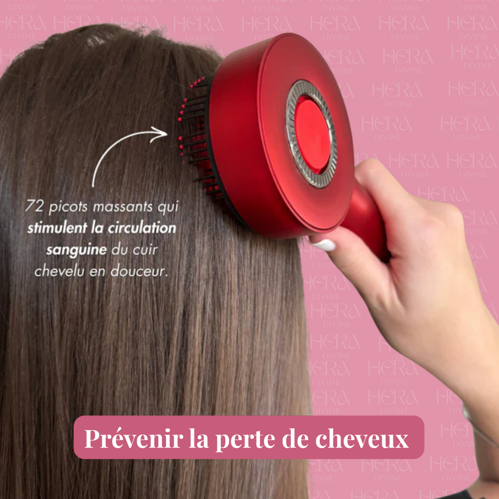 Trend – Brosse Massante Électrique 3 Modes avec Lumière Rouge