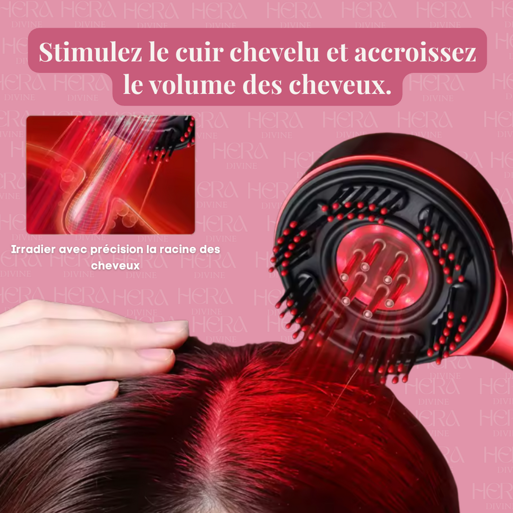 Trend – Brosse Massante Électrique 3 Modes avec Lumière Rouge