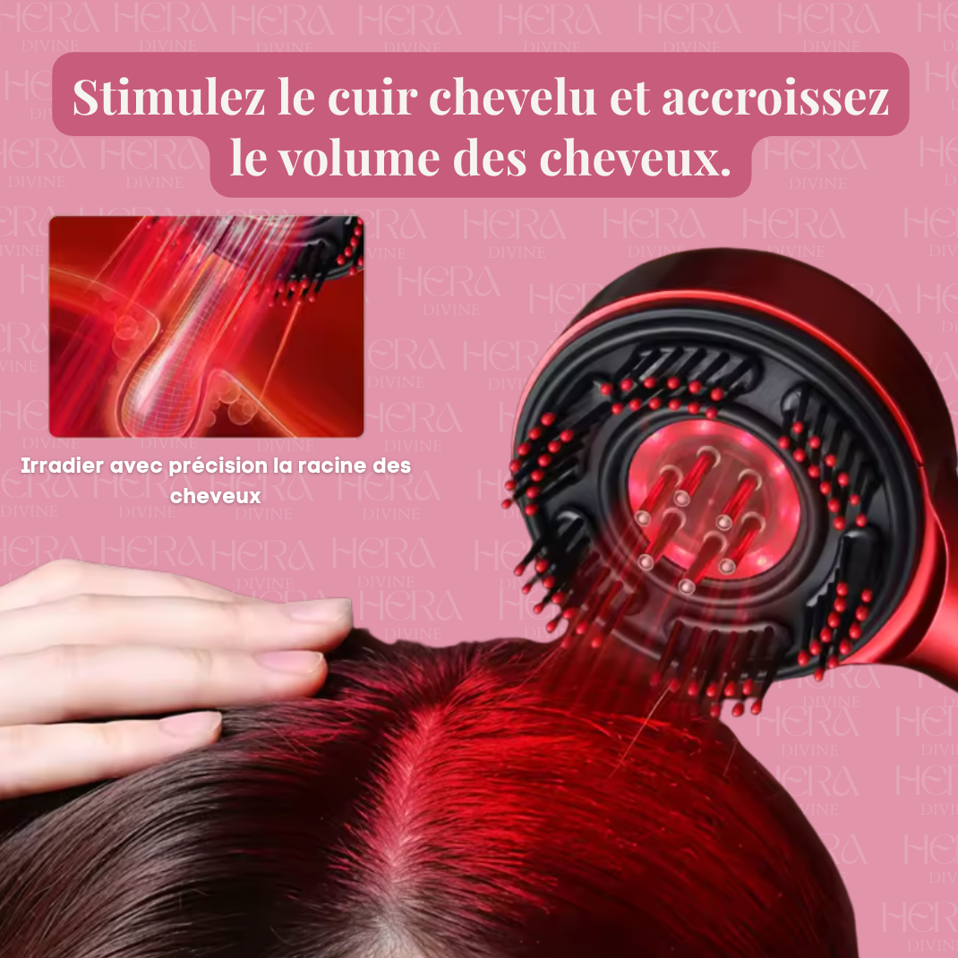 Trend – Brosse Massante Électrique 3 Modes avec Lumière Rouge