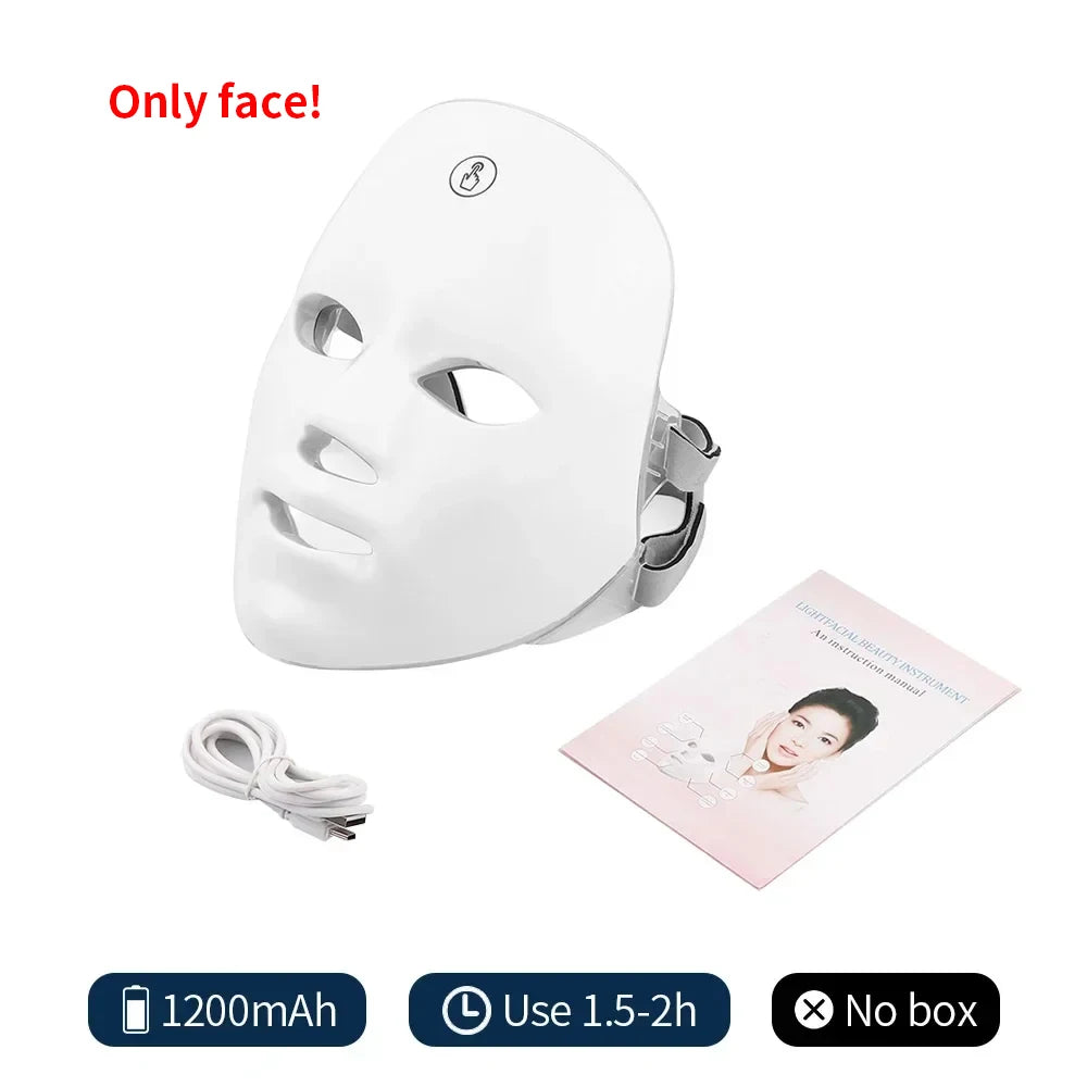 Masque LED Sans Fil – (Visage & Cou)