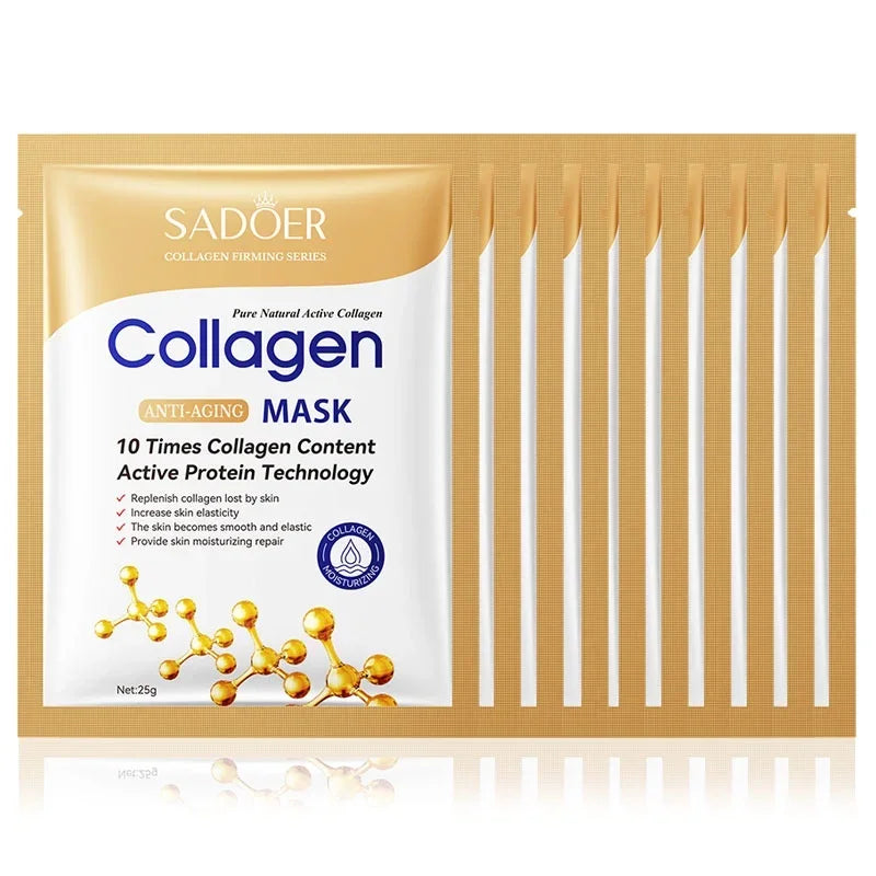 Masque Visage au Collagène Anti-Âge & Éclat Intense